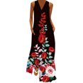 thumbnail image 2 of Innerwin Longues Robes Maxi à Imprimé Floral pour Femmes, Robe d'Été de Plage, Vacances, Sans Manches, Robe Débardeur Hawaïenne Style J 2TG, 2 of 4