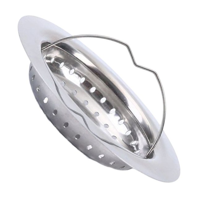 jesticaly Silver Easy To Clean Kitchen Sink Strainer With Well Drained Creative Pattern Kitchen Supplies