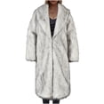 thumbnail image 1 of Veste pour Femmes Hiver Femmes Dames Chaude Manteau en Fausse Fourrure Veste Hiver Col Rabattu Vêtement d'Extérieur, 1 of 7
