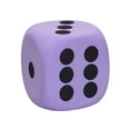 thumbnail image 1 of SUTENGDA 6PCS Large Foam Dice Color Foam Dice 3.15 Inches Big Dice for Building Educational Math Teaching Pastime Party 6 Foam Dice Anxiety Dice for Stress, 1 of 7