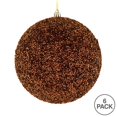thumbnail image 2 of Vickerman N185776D Boule Perlée Moka de 4,75 Pouces avec Perçage 6 par Sac, 2 of 2
