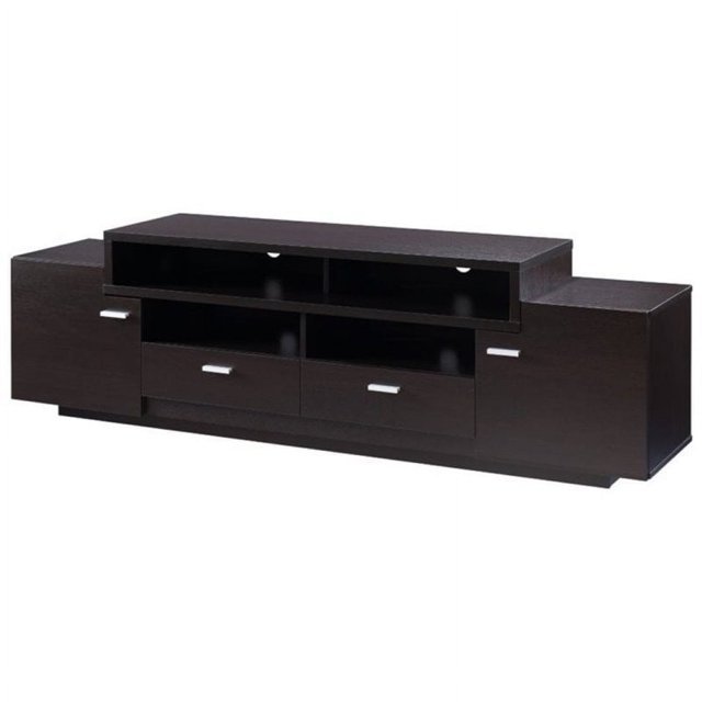 Pemberly Row 72" TV Stand in Cappuccino