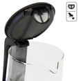 thumbnail image 3 of Total Chef Hot Water Pot Electric Kettle Portable Electric Glass Kettle 1.7L with Blue Led Light, Automatic shut-off with Lid Stainless Steel Electric Kettle, 3 of 7