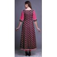 thumbnail image 4 of Bimba Anarkali Long à Imprimé pour Femmes Tunique Ethnique Indienne Décontractée, 4 of 6