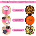 thumbnail image 2 of Jinsinto Boîte à Lunch Isolée Rose 600 ml Contenant Isotherme à 1 Couche Boîte Isolée Contenant Isotherme en Acier Inoxydable Contenant de Rangement pour Aliments Chauds, 2 of 5
