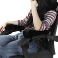 thumbnail image 4 of Memory Foam Chair Armrest Pads Set Enhanced Comfort Support For Desk Gaming Wheelchair Use Universal Fit Durable Cushion Cover, 4 of 4