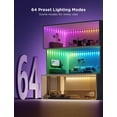thumbnail image 3 of Govee Plafonniers Intérieurs RVBIC, Lumières DEL Intelligentes Compatibles avec Alexa, 32,8 Pi avec 50 DEL, Synchronisation Musicale, Blanc, 3 of 6