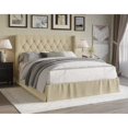 thumbnail image 2 of Billy Tufted Upholstered Platform Bed Beige - Twin, 2 of 5