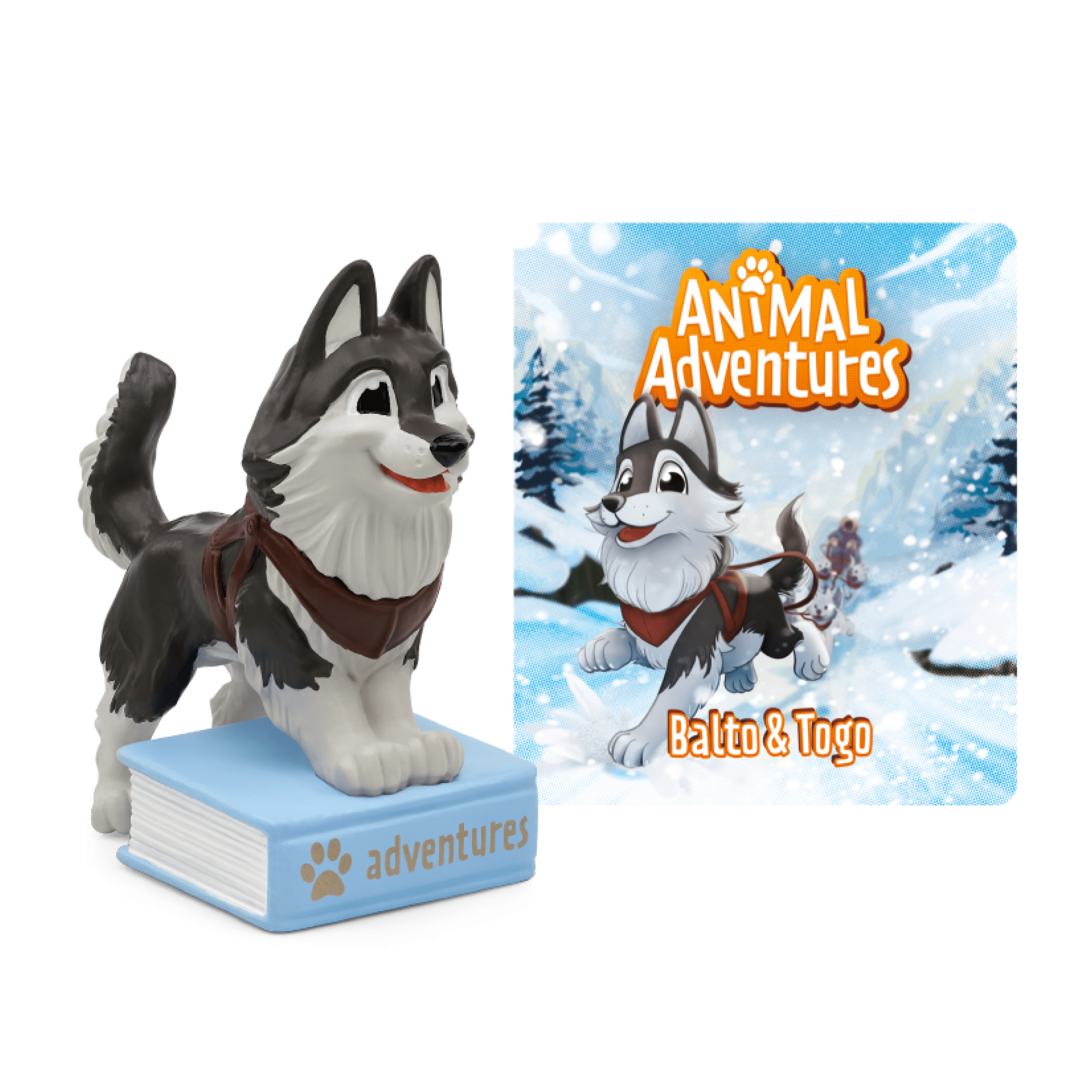 tonies Aventures Animales: Balto & Togo Figurine de jeu audio (En Anglais)