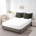 thumbnail image 4 of Chemical Equation Twin Comforter Set,7 Pieces Soft Microfiber Science Students Chemistry Comforters with Fitted Sheet,Flat Sheet,2 Pillow Shams,and 2 Pillowcases- Molecular Formula Bedding Sets, 4 of 5