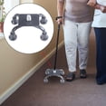 thumbnail image 2 of Universal Quad Cane Tips - Non-Slip Rubber Replacement Feet for Walking Sticks & Folding Canes -Extra Stability Base, Fits Most Standard Canes, 2 of 6