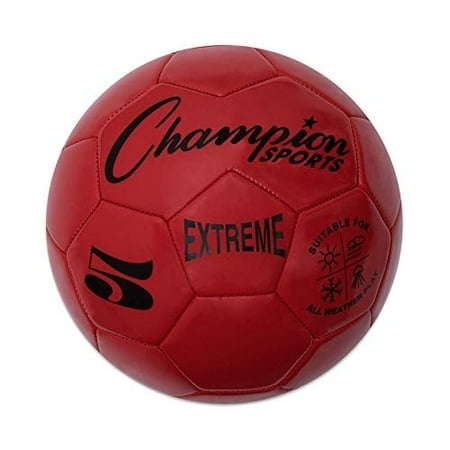 Extreme Series Soccer Ball, Regulation Size 5 - Collegiate, Professional, and League Standard Kick Balls - All Weather, Soft Touch, Maximum Air Retent
