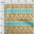 thumbnail image 1 of oneOone Tissu en Coton et Soie Imprimé Chevron Ikat BTY 42 Pouces de Large, 1 of 1