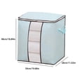 thumbnail image 2 of EGNMCR Conteneurs de Rangement, Rangement de Cuisine & Organisation Rangement Robuste avec Poignées Renforcées Sacs de Rangement Extra Larges pour Vêtements Sac Fourre-Tout Double Fermeture Éclair pour Gain de Place Poche de Rangement de Voyage, 2 of 5