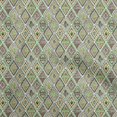 thumbnail image 1 of oneOone Polyester Spandex Green Fabric Tribal Sewing Material Print Fabric by The Yard 56 Inch Wide, 1 of 4