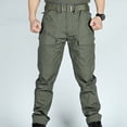 thumbnail image 2 of Pxkloy Pantalon Tactique Extensible pour Homme, Randonnée en Plein Air, Pantalon Cargo de Montagne, Imperméable, Combat, Léger, avec Poches, Vert Armée, G, 2 of 8