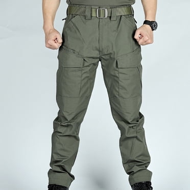 Amzcrzy Cargo Pants for Men Men's Pants Multiple Pockets Cargo Trousers Work Wear Cargo Pocket Men's Pants Men's Cargo Pants Pants for Men Men's Clothing Slacks for Men