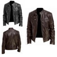 thumbnail image 3 of Thinsony Cotton Mens Motorbike Jacket Windproof Warm Multi Front Pockets Wide Application Motorcycle Jacket black L, 3 of 6