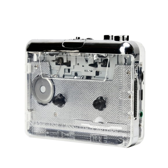 MesaSe TON010 Portable Cassette to MP3 Player USB Tape Player MP3 Converter with 3.5mm AUX Input Software Cassette Capture