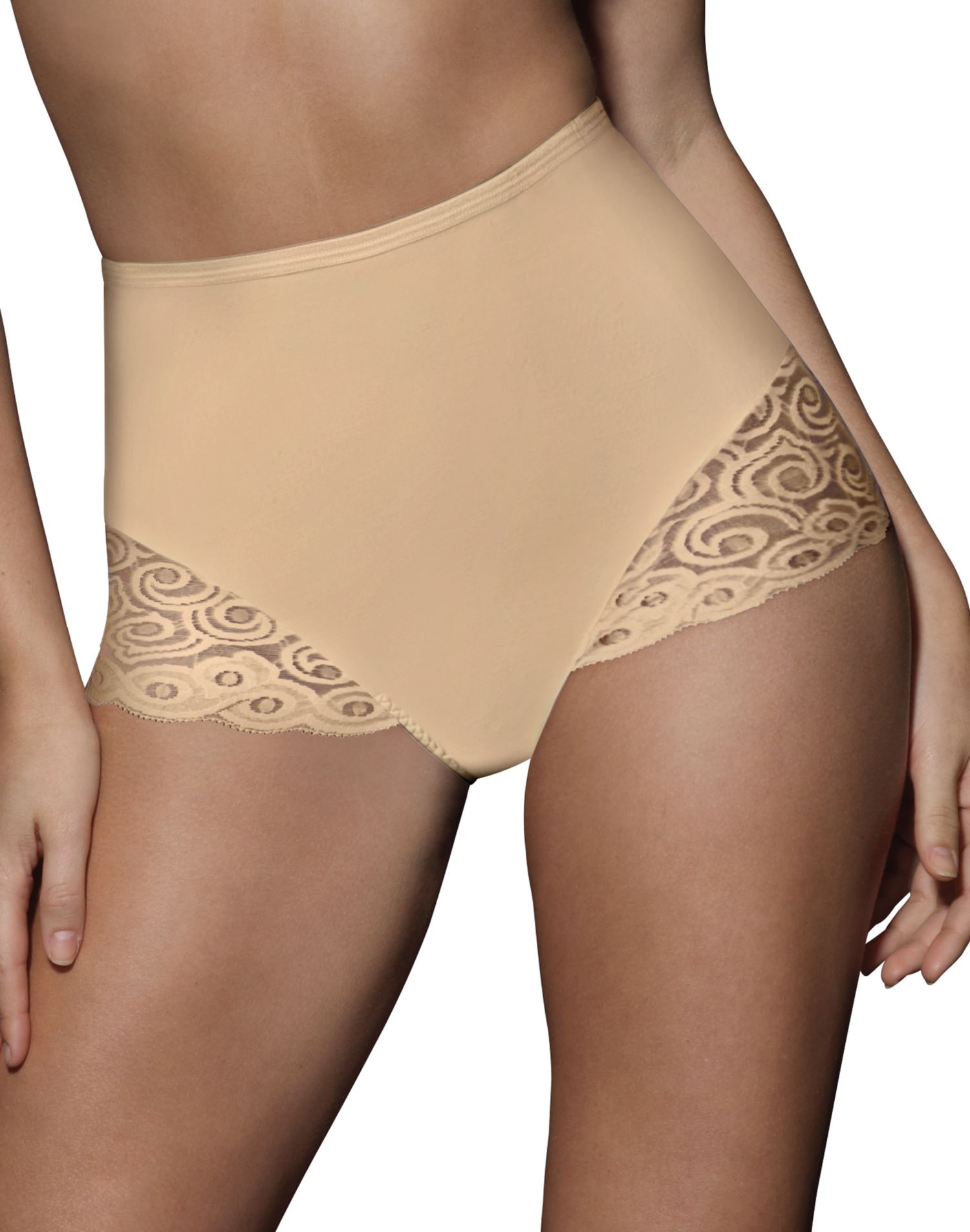 Bali Culotte en Dentelle pour Femmes Firm Control - Article à Succès, TG, Nude