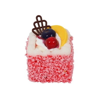 EGNMCR Décoration pour la Maison, Décoration de Chambre, Décoration Murale Gâteau Crème Française Simulée Faux Dessert Pain Mousse Gâteau Réfrigérateur Présentoir Vitrine Accessoires Décoration pour la Maison Décoration de Magasin Ornement en PU Simulé
