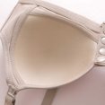 thumbnail image 4 of Women Plus Size Front Button Closure Bra Wireless Push Up Comfortable Everyday Bras for Senior Older Ladies Convenient Support, 4 of 8