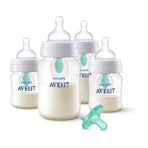 Philips Avent Anti-colic Bouteille pour bébé avec AirFree Ensemble cadeau pour nouveau-né Vent Exclusivement chez Walmart, SCD306/00