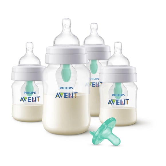 Ensemble-cadeau avec biberon anticoliques Philips&nbsp;Avent muni du système de ventilation AirFree, exclusif à Walmart, SCD306/00