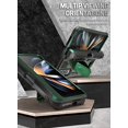 thumbnail image 3 of Poetic Spartan Case for Samsung Galaxy Z Fold 4, Full Body Rugged Case with Kickstand, Metallic Green, 3 of 6