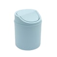 thumbnail image 1 of Fiudx Household Desktop Trash Can, Small and Mini Trash Can with Lid,Desk Cleaning Bucket, 1 of 2