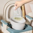 thumbnail image 4 of Commode de Chevet Mobile, Base Stable Scellée contre les Odeurs, Forte Capacité de Charge, Toilette Portable pour Adultes pour Activités Extérieures, 4 of 7