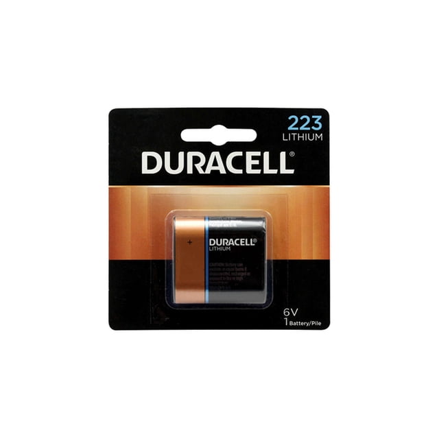 8 x Duracell Ultra DL223 6 Volt Photo Lithium Batteries (On a Card)