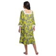 thumbnail image 3 of Moomaya Robe de Nuit en Coton à Manches Longues à Encolure Carrée Imprimée pour Femmes, 3 of 6