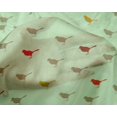 thumbnail image 4 of oneOone Silk Tabby Fabric Artistic Bird Print Fabric by The Yard 42 Inch Wide, 4 of 4