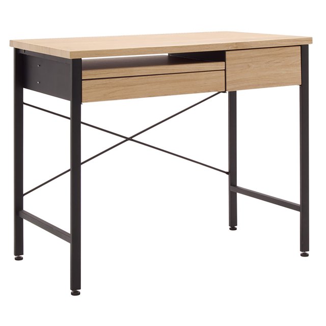Studio Designs Ashwood Compact 35 Pouces de Large Table de Bureau d'Ordinateur à Domicile, Frêne