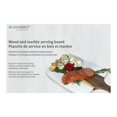 thumbnail image 2 of JS Gourmet - Wooden and Marble Serving Board with Handle, 2 of 2
