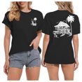 thumbnail image 1 of LUOGENLI T-shirts pour Femme pour Femmes T-Shirt Décontracté à Imprimé de Lettres Col Rond Manches Courtes T-Shirt Haut 4TG T-shirts pour Femmes T-shirts Graphiques T-shirts de la Saint-Valentin pour Femmes T-shirts Graphiques Pâques Noir TTTG, 1 of 3