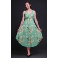 thumbnail image 4 of Bimba Robe Midi de Plage à Imprimé Floral pour Femmes, à Bretelles, pour l'Été, Resort, Très Grande Taille, 4 of 5