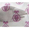 thumbnail image 5 of oneOone Viscose Chiffon Dark Magenta Fabric Block Fabric For Sewing Printed Craft Fabric By The Yard 42 Inch Wide, 5 of 5