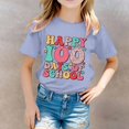 thumbnail image 2 of MEZZALL T-Shirts Imprimés pour Enfants Saison Scolaire Col Rond T-Shirt à Manches Courtes pour Garçons Filles Tee Hauts Doux, 6-7 Ans, 2 of 4