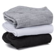 thumbnail image 3 of GDREDA Mens Socks Ankle Low Cut Made In Italy 100% Cotton 10 Pairs (Grey,One Size), 3 of 5