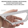 thumbnail image 3 of EGNMCR Stainless Steel Multifunctional Corner Three Sided Fixed Corner Brace Cabinet Trapezoidal Hanging Angle Hanging Layer Board Support Furniture Connecto corner connector, 3 of 5