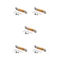 thumbnail image 1 of QualitChoice Rear Drive Shaft 1:12 Crawler Parts Replacement for Wltoys 12423 12428 12429 Gold 5Set, 1 of 6