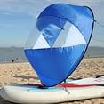 thumbnail image 3 of Foldable Durable Kayak Boat Wind， Sail Sup Paddle Board Sailing Canoe Stroke Wind Paddle Rowing Boats Wind With Clear Window Surfling 42.5 x 42.5in, 3 of 10