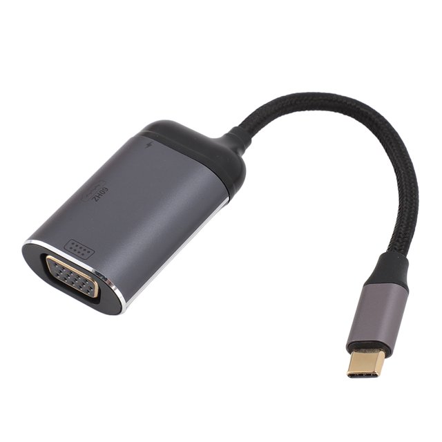 Adaptateur Interface Multimédia USB C vers HD, Adaptateur USB C en Alliage d'Aluminium Ports Multiples Stables 4K à 60HZ Plug and Play 1080p à 60HZ pour Ordinateur Portable pour PC