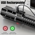 thumbnail image 4 of Dvkptbk Flashlight Portable USB Rechargeable Strong Light Flashlight Camping Essentials, 4 of 9