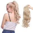 thumbnail image 1 of Long Thick Claw Jaw Ponytail Big Wave Clip in Pony Tail Hair Extension Extensions, 1 of 6