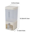thumbnail image 3 of Vaidha Rice Dispenser Large Grain Container Storage With Lid Measuring Cylinder Household Cereal Dispenser Bucket For Kitchen Soybean Corn, 3 of 8