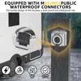 thumbnail image 4 of Boîte de Prise de Courant RV 50 Ampères Panneau Réceptacle RV IP66 Étanche Boîte de Sortie RV Multifonction Panneau de Prise de Courant RV Portable pour Véhicule Récréatif Motos, 4 of 8