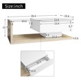 thumbnail image 2 of LED Coffee Table with Glass Top, Modern High-Gloss White Side Table with Ambient Lighting, Illuminated Center Table for Living Room, 2 of 8